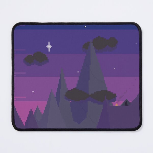 Item preview, Dark Mountain Camping Pixel Art Landscape designed and sold by VerticalTakeoff.