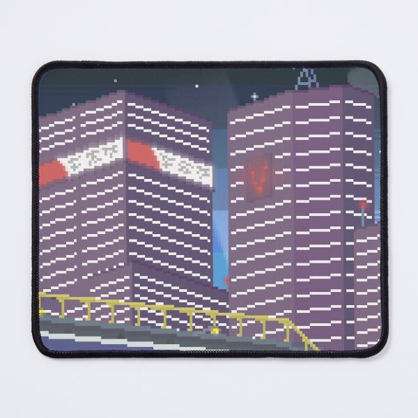 Item preview, Night City Landscape Pixel Art designed and sold by VerticalTakeoff.