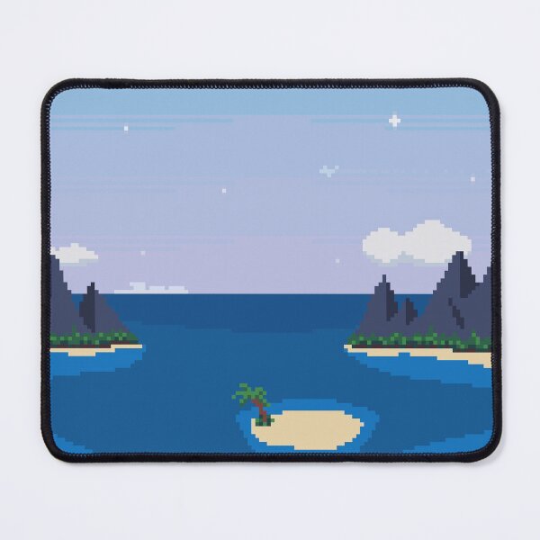 Item preview, Quiet Bay Pixel Art Landscape designed and sold by VerticalTakeoff.