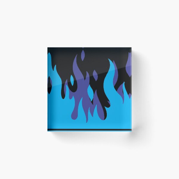 Item preview, Azure blue fire designed and sold by faishalwira.