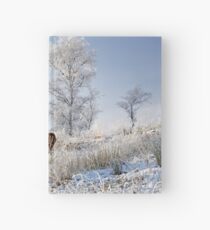 Glen Shiel Misty Winter Deer Hardcover Journal