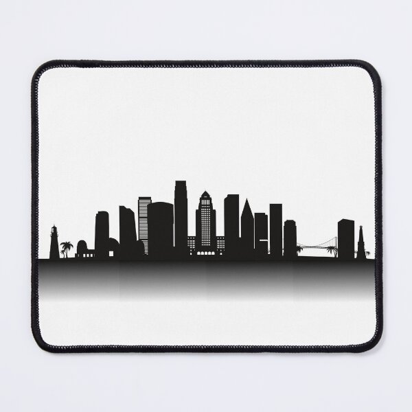 Item preview, Los Angeles skyline designed and sold by The Agreeable Raven.