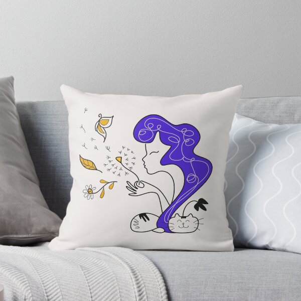 Item preview, Mother Earth Dreaming - Dandelion and Cat designed and sold by PosterpartyCo.