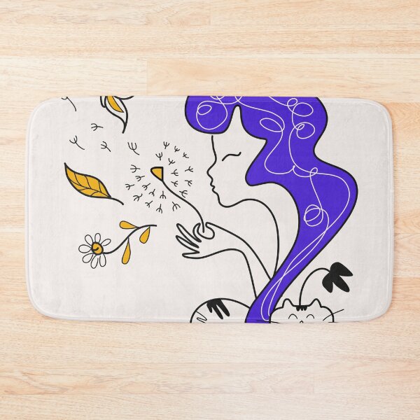 Item preview, Mother Earth Dreaming - Dandelion and Cat designed and sold by PosterpartyCo.