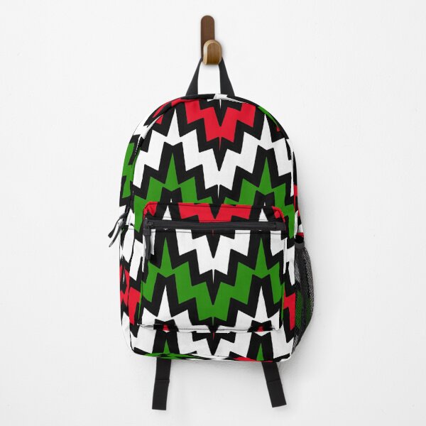 Item preview, Abstract geometric pattern - green and red. designed and sold by K.S ART.