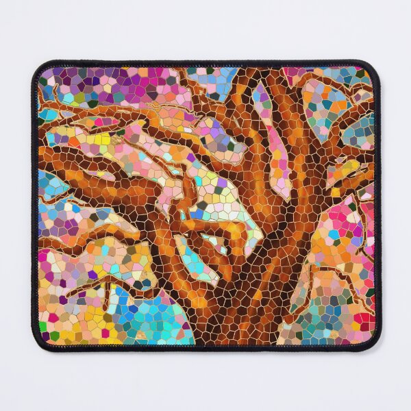 Item preview, Colorful Mosaic Tree - Tree of life designed and sold by k9printart.