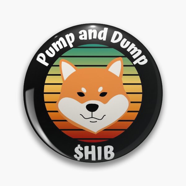 Item preview, Vintage Sunset Pump and Dump Shib coin- Shiba Inu Crypto (Shibatoken) designed and sold by CaitU.