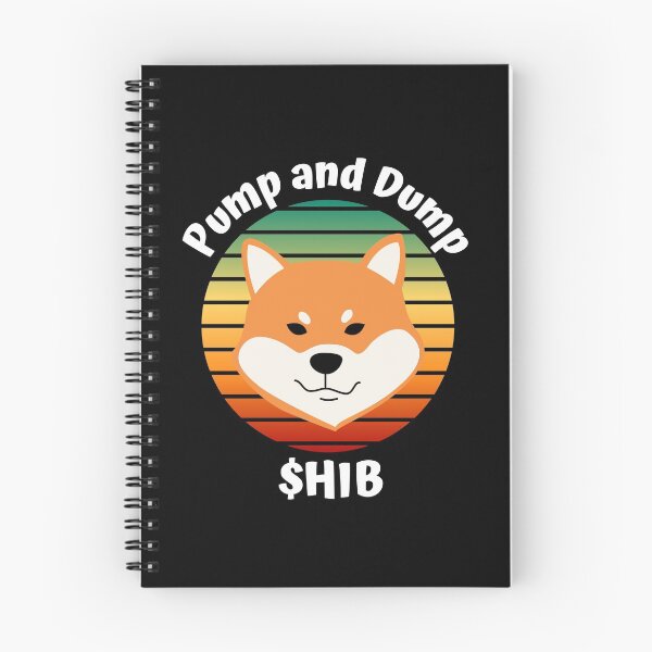 Item preview, Vintage Sunset Pump and Dump Shib coin- Shiba Inu Crypto (Shibatoken) designed and sold by CaitU.