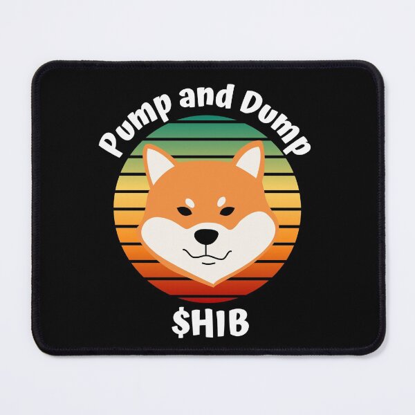 Item preview, Vintage Sunset Pump and Dump Shib coin- Shiba Inu Crypto (Shibatoken) designed and sold by CaitU.