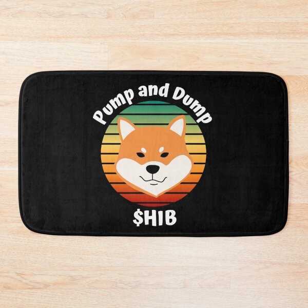 Item preview, Vintage Sunset Pump and Dump Shib coin- Shiba Inu Crypto (Shibatoken) designed and sold by CaitU.