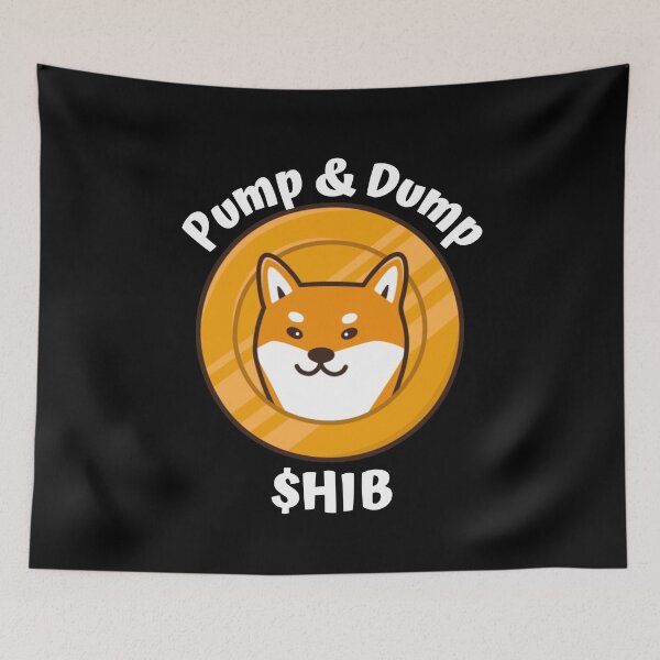 Item preview, Pump and Dump with my Shib - Shiba Inu Crypto (Shibatoken) designed and sold by CaitU.