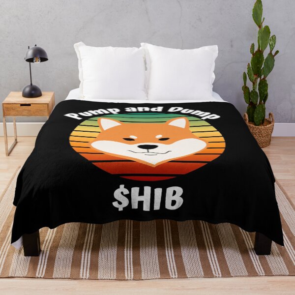 Item preview, Vintage Sunset Pump and Dump Shib coin- Shiba Inu Crypto (Shibatoken) designed and sold by CaitU.