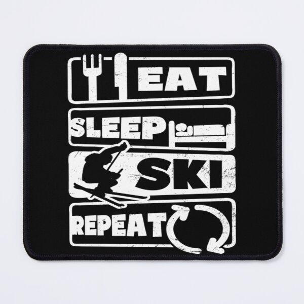 Item preview, Ski Racing T-ShirtSki Racing Shirt _ Eat Sleep Repeat designed and sold by ElizaKenzie.