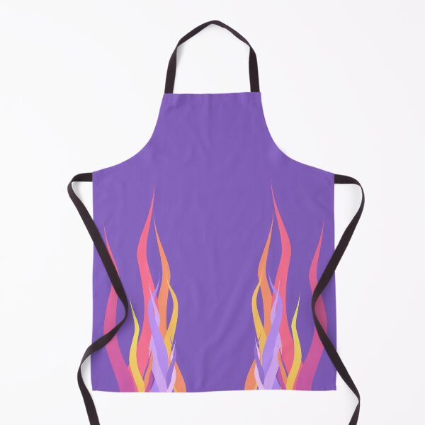 Item preview, Curved Fire and Flames Similar Lines Mirrored Purple and Orange Tones designed and sold by pa02-designs.