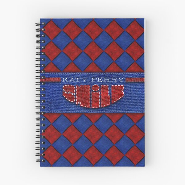 Item preview, Katy Perry SMILE Checker Blue Red Katy designed and sold by cryaboutitnow.