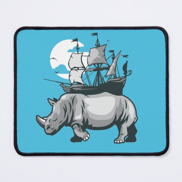 Item preview, Rhino Pirate Ship designed and sold by VibrantGifts.