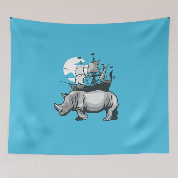 Item preview, Rhino Pirate Ship designed and sold by VibrantGifts.