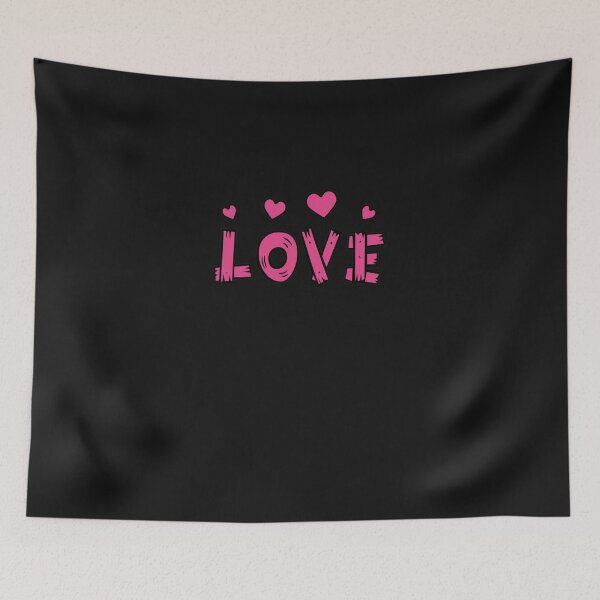 Item preview, Pink love wood letters Classic designed and sold by DuangpornShea.