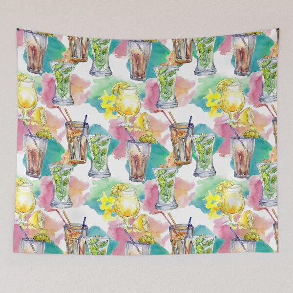 Item preview, Mix of summer cocktails bar party drink designed and sold by Huynhdesign.