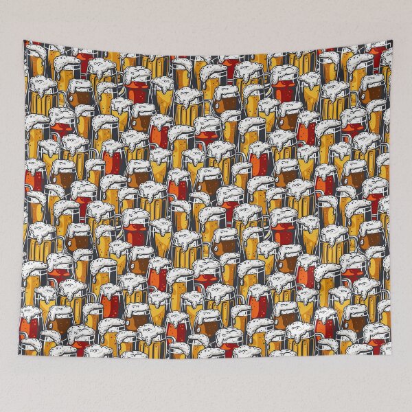 Item preview, pattern beer mug with foam for design designed and sold by Huynhdesign.