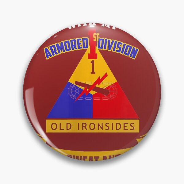 Item preview, Old Ironsides 1st Armored Division Veteran designed and sold by LouveniaClay.
