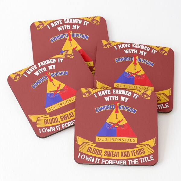 Item preview, Old Ironsides 1st Armored Division Veteran designed and sold by LouveniaClay.