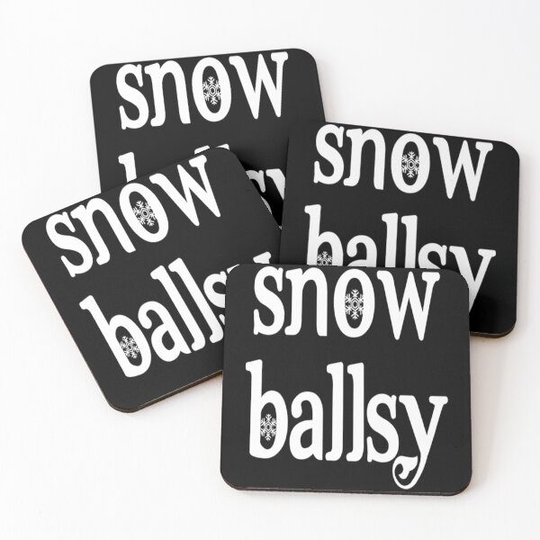 Item preview, Snow Balls T-ShirtSNOW BALLSY, WHITE designed and sold by ElizaKenzie.