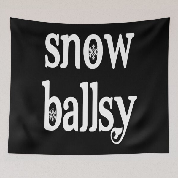 Item preview, Snow Balls T-ShirtSNOW BALLSY, WHITE designed and sold by ElizaKenzie.