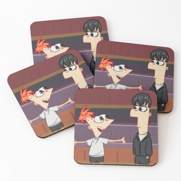 Item preview, Hinata and Kageyama as Phineas and Ferb designed and sold by honeyybbie.