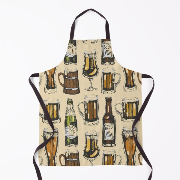 Item preview, Seamless pattern with color beer icons. Hand drawn elements designed and sold by Huynhdesign.