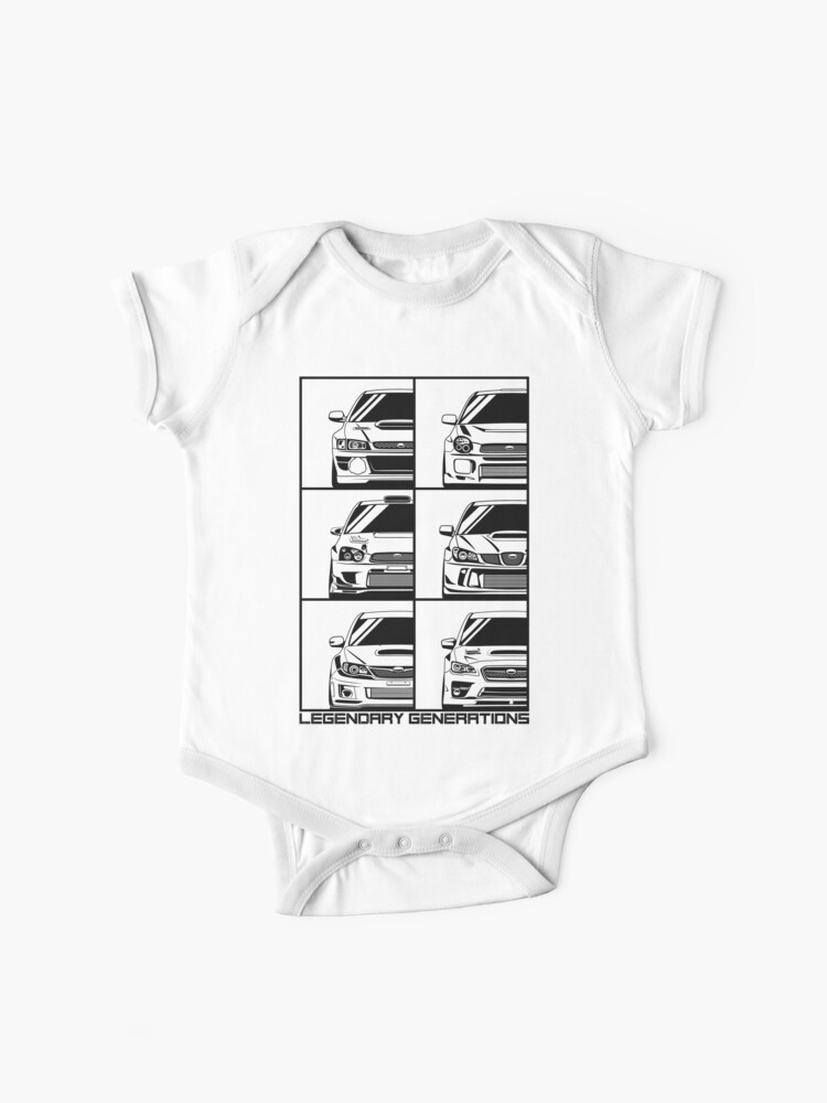 Impreza Generations Baby One Piece By Olegmarkaryan Redbubble