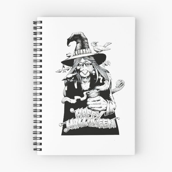 Item preview, Halloween witch greeting designed and sold by Salocin.