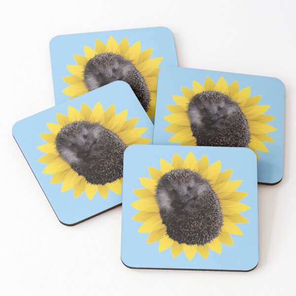 Item preview, Hedgehog Sunflower, Cute Hedgies designed and sold by DiensDesign.