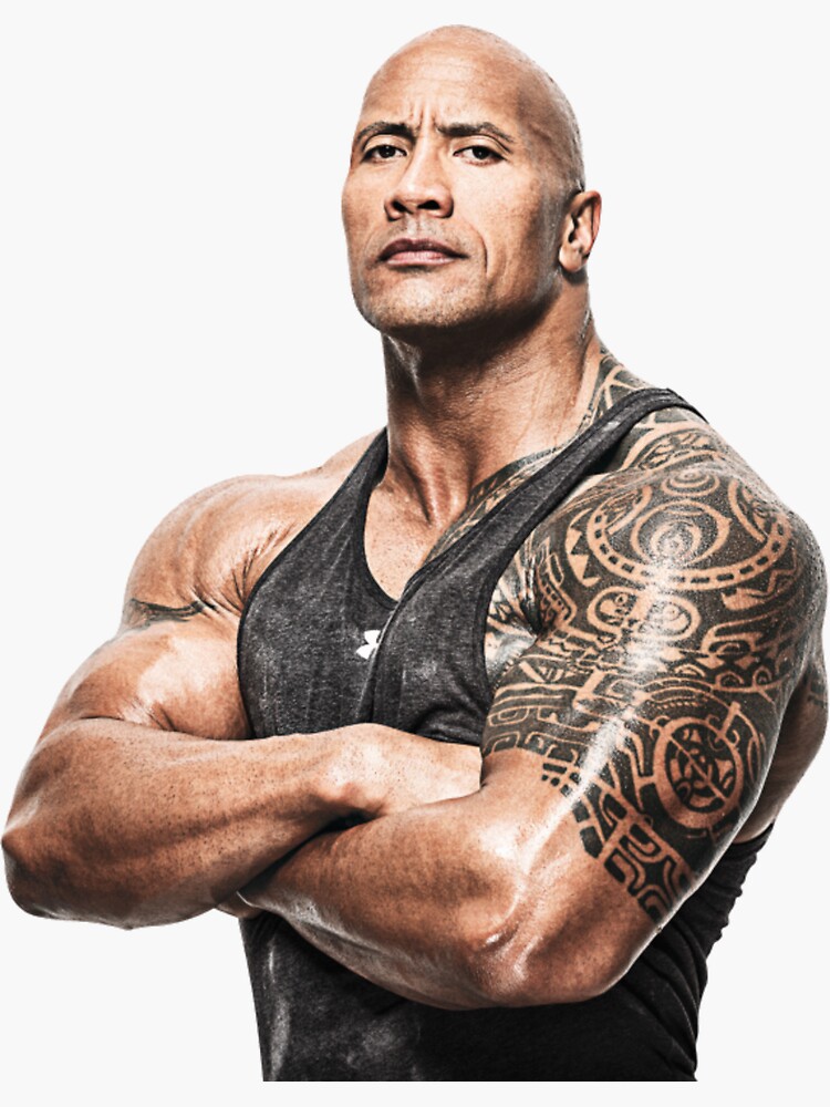 Rock Dwayne Sticker – Rock Dwayne Dwayne Johnson – Otkrivajte i