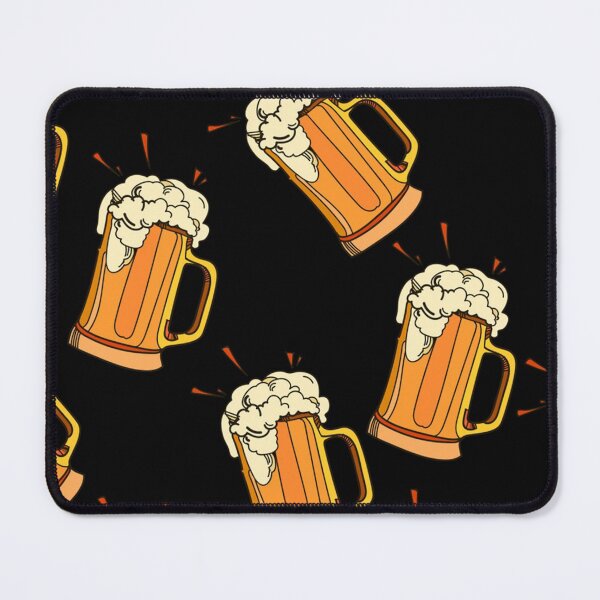 Item preview, Vector seamless pattern glass of beer designed and sold by Huynhdesign.