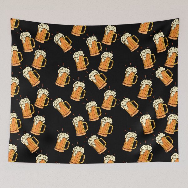 Artikelvorschau, Vektor nahtlose Muster Glas Bier entworfen und verkauft von Huynhdesign.