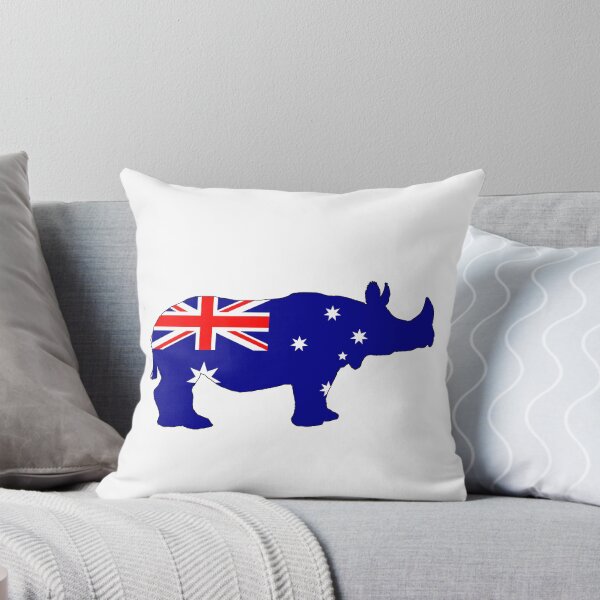 Item preview, Australian Flag - Rhinoceros designed and sold by DelirusFurittus.