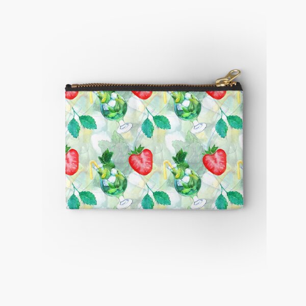 Item preview, Watercolor mojito lime ice mint strawberry cocktail vector seamless pattern designed and sold by Huynhdesign.