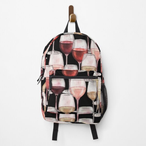 Item preview, Watercolor transparent glasses of red, rose and white wines designed and sold by Huynhdesign.