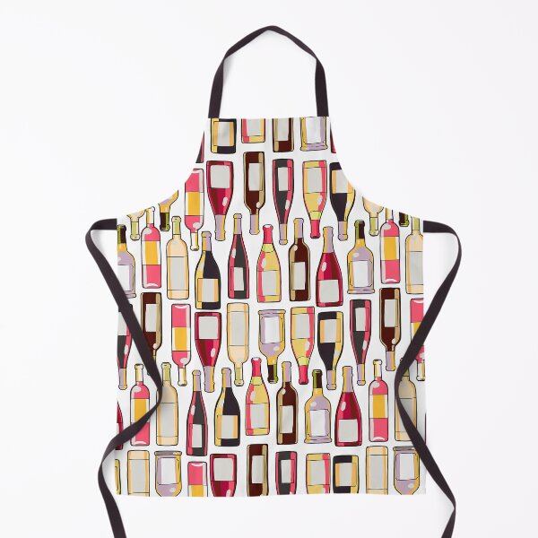 Item preview, wine bottles seamless pattern repeated background with wine glass bottles designed and sold by Huynhdesign.