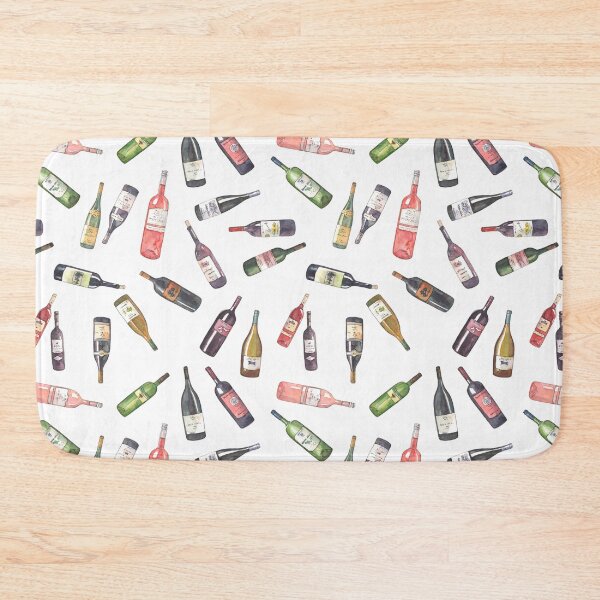 Item preview, Wine bottles seamless pattern designed and sold by Huynhdesign.