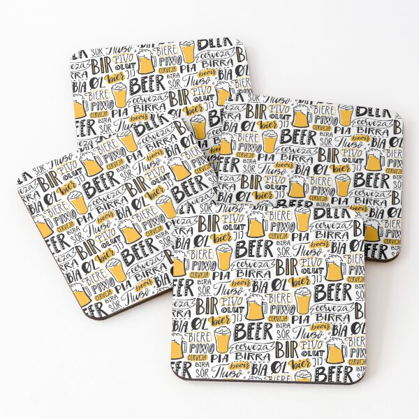 Item preview, Word beer in different languages, Italian birra, spanish cerveza designed and sold by Huynhdesign.