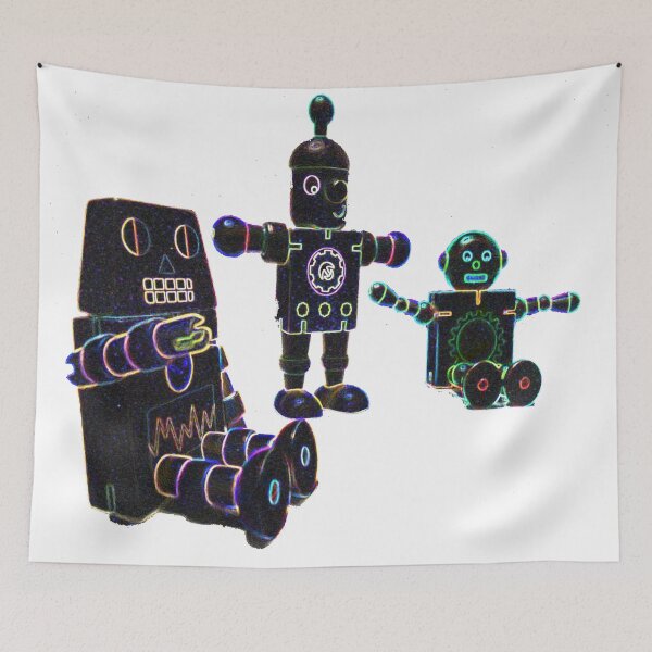 Item preview, glow toy robots designed and sold by VIVIDVIVI.