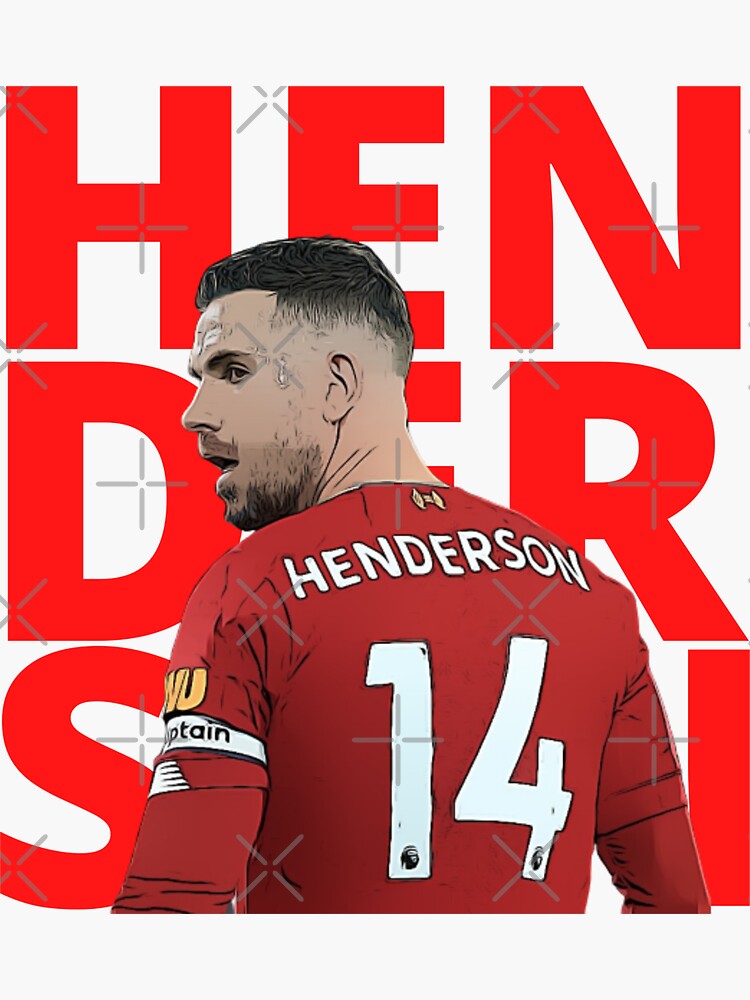 "Jordan Henderson Art " Sticker for Sale by ijdesigns Redbubble