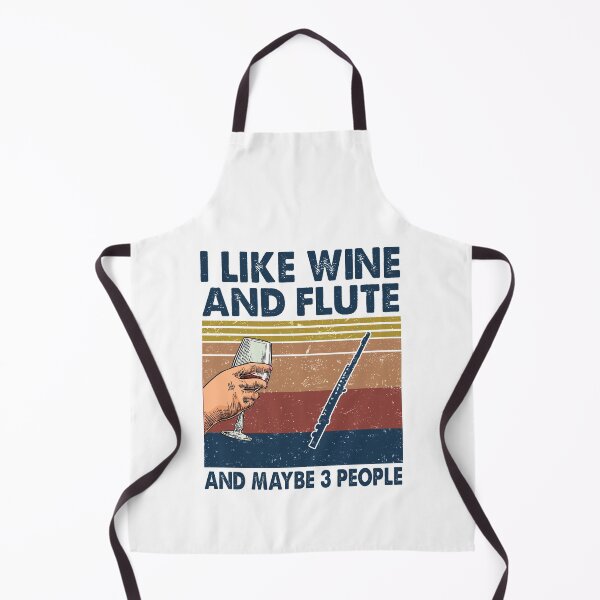 Item preview, Me gusta el vino y la flauta y tal vez 3 personas. designed and sold by Huynhdesign.