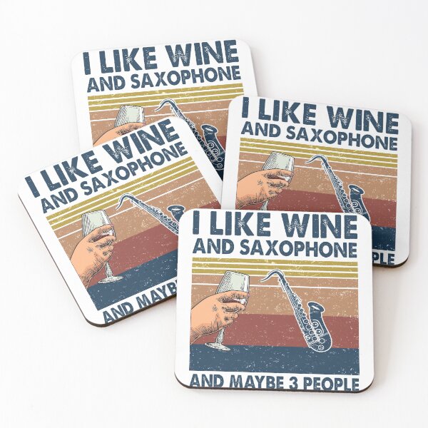 Item preview, I like Wine and Saxophone and maybe 3 people designed and sold by Huynhdesign.