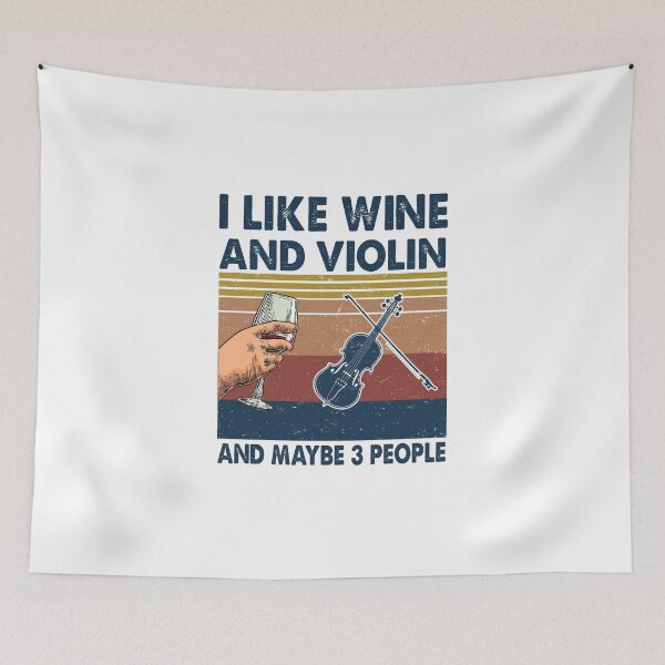 Item preview, I like Wine and Violin and maybe 3 people designed and sold by Huynhdesign.