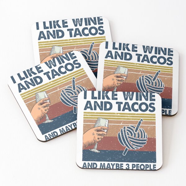 Item preview, I like Wine and Crochet and maybe 3 people designed and sold by Huynhdesign.