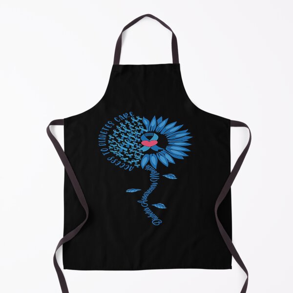 Item preview, Sunflower Diabetes Awareness T-ShirtSunflower Diabetes Awareness, access to diabetes care Blue Ribbon designed and sold by ElizaKenzie.