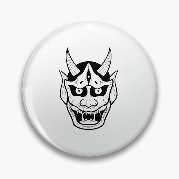 Artikelvorschau, Blackwork Hanya Maske entworfen und verkauft von skateanddxstroy.